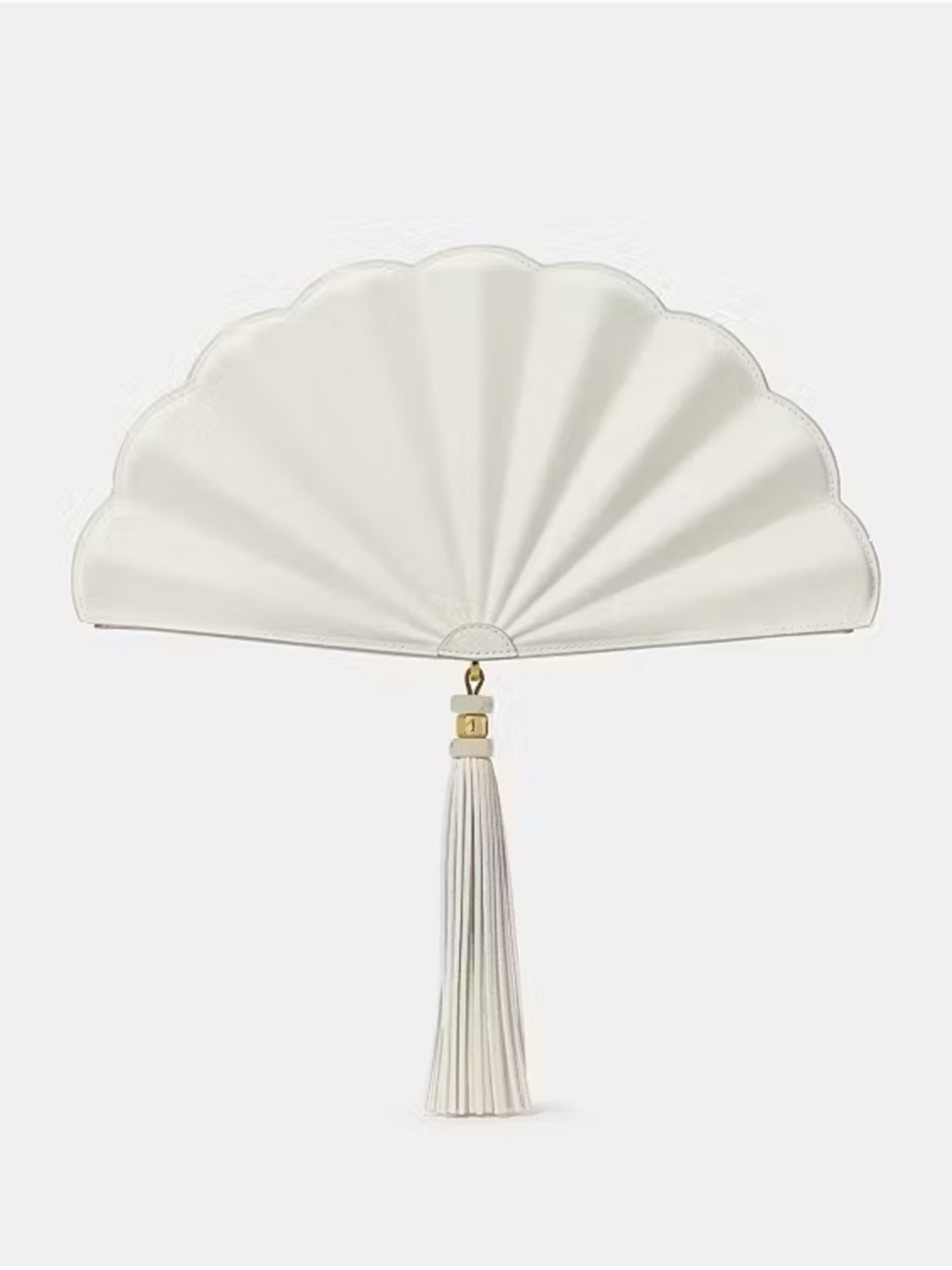 Kate Spade New York Lotus Fan Clutch Bag Meringue